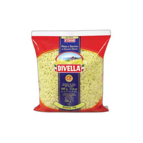 მაკარონი სტელინი /დიველა/ 500 გრ