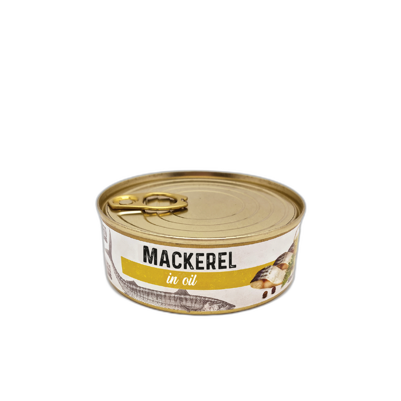 სკუმბრია ატლანტიკური ზეთში /ბანგა/ 240 გრ