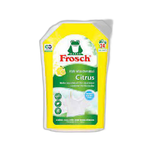 თხევადი სარეცხი საშუალება თეთრ.- ლიმონი /ფროში / 1,8 ლ