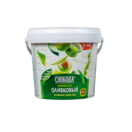 მაიონეზი ოლივკოვი 67% ვედრო /სლობოდა/ 800მლ