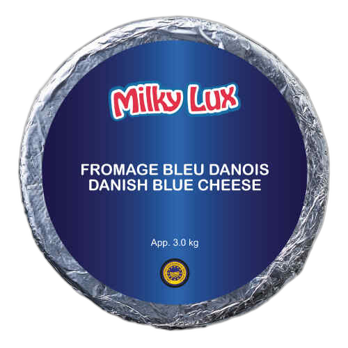 დანიური ლურჯი ყველი /Milky Lux / 1 კგ / 100 გრ