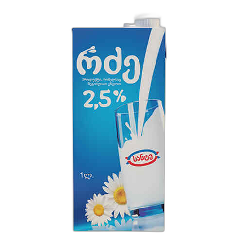 რძე 2.5% /სანტე/ 1 ლ