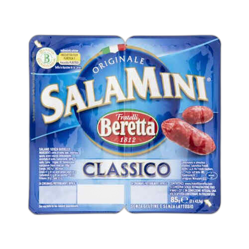 მინი სალიამი კლასიკური უგლუტენო  /Beretta/85გ