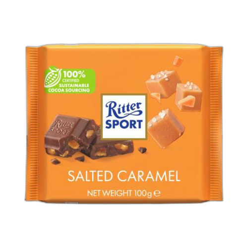 შოკოლადი მარილიანი კარამელი /რიტერ სპორტი/ 100გ