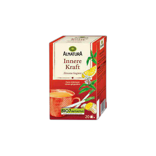 ჩაი ლიმონი ჯინჯერი /Alnatura/20 ცალი