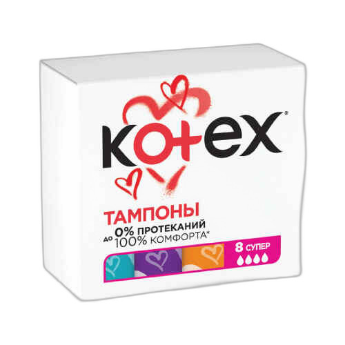ტამპონი სუპერი ულტრა სორბ /კოტექს/ 8 ც