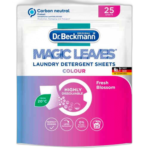 სარეცხი სალფეთქი ფერადი ქსოვილებისთვის  /DR.BECKMANN/ 25 ც