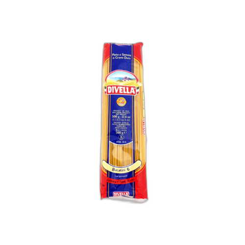 მაკარონი სპაგეტი ბუკატინი N6 /დიველა/ 500გრ