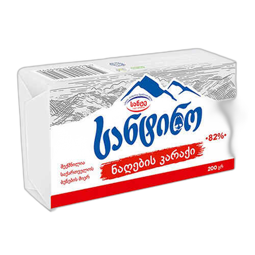 კარაქი სანტინო  82.5% /სანტე/ 200გრ