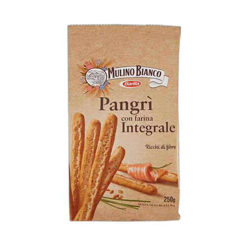 პურის ჩხირები მთელმარცვლიანი ფქვილის / Mulino Bianco / 250 გრ