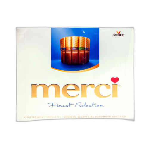 შოკოლადის ნაკრები რძიანი /მერსი/ 250გრ