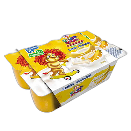 ლოკო მოკო ხაჭოს დესერტი ბანანით /ლოკო მოკო/  6X40გრ