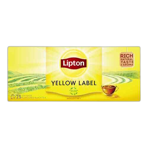 ჩაი ერთჯერადი შავი /ლიპტონი/ 25ც