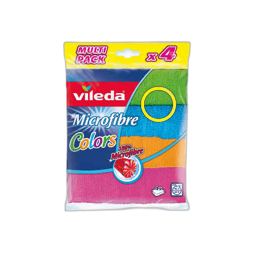 უნივერსალური ტილო მიკროფიბრა "ფერადი" #4  /ვილედა/ 30 x 30 სმ