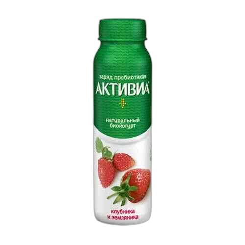 სასმელი იოგურტი  მარწყვი კენკრა /აქტივია/ 270 გ