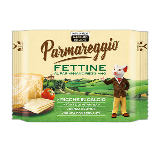 მდნარი პარმეზანის ფირფიტები /Parmareggio /150 გრ