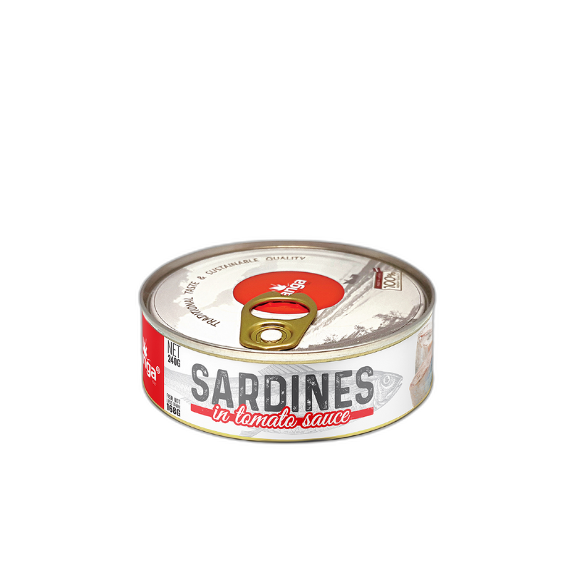 სარდინა ატლანტიკური ტომატში /ბანგა/ 240 გრ