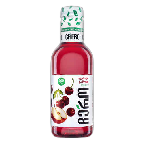 წვენი ვაშლისა და ალუბლის ნექტარი /ჩერო/ 0.9ლ