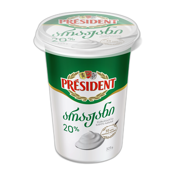 არაჟანი 20% /პრეზიდენტი/ 325გრ