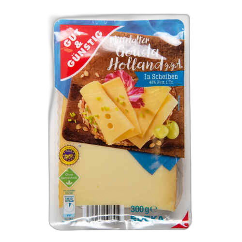 ყველი ჰოლანდიური 48% /G&G/  300გრ