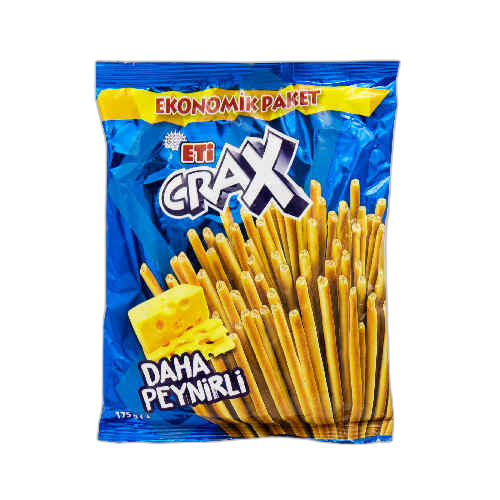 მარილიანი ჩხირი /კრაქსი/ ყველის გემოთი 136გრ