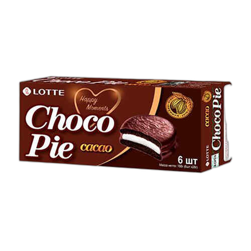 შოკოლადის ბისკვიტი "Choco Pie Dark" (30გრ. 6 ცალიანი)