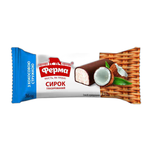 ხაჭოს დესერტი ქოქოსის ფანტელებით  36გრ