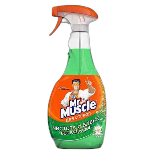 შუშის და სხვა ზედ. საწ. სითხე ტრიგ. მწვანე/Mr. Muscle/500 მლ