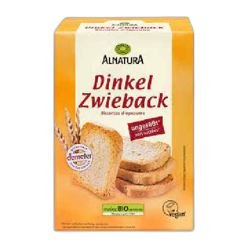 პურის ორცხობილა სპელტის ორაგნული /Alnatura/200გ