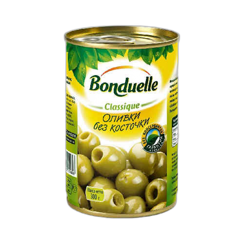 ზეთისხილი მწვანე უკურკო /ბონდუელი/ 314გრ