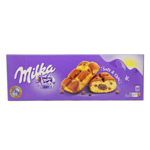 ბისკვიტი /მილკა/ შოკოლადის შიგთავსით და ნატეხებით 175 გრ