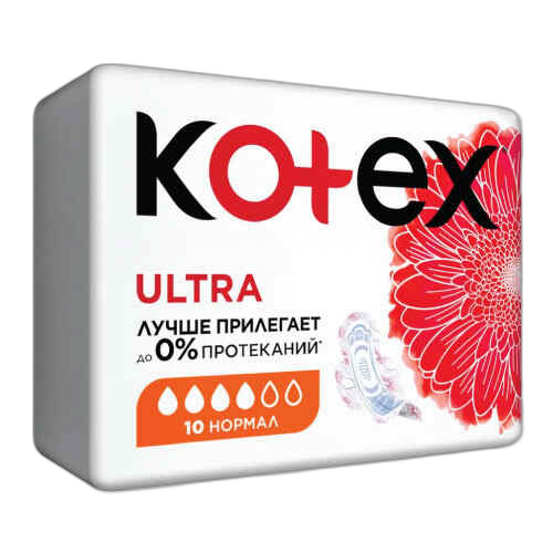 საფენი ულტრა ნორმალი, 4 წვ /კოტექსი/ 10ც