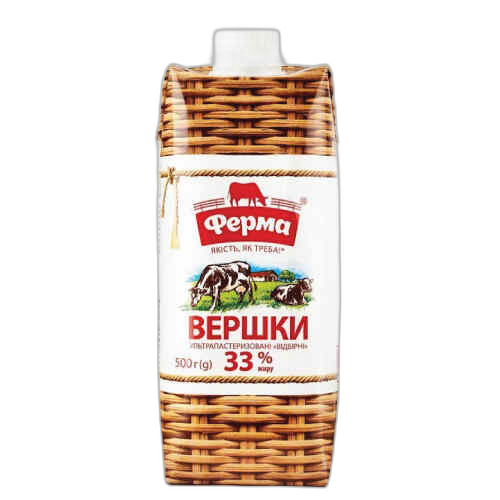 ნაღები 33% UHT /ფერმა/ 500 გრ