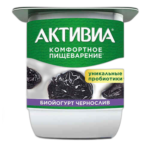 იოგურტი  შავი ქლიავი/აქტივია/ 110გრ