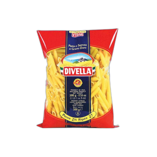 მაკარონი პენე ზიტი რიგატი N27 /დიველა/ 500გრ