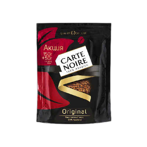 ყავა ხსნადი /CARTE NOIRE/ 150+50 გრ
