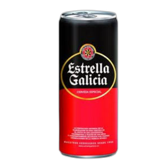 ლუდი - Estrella Galicia lager - ქილა - 0.33 L