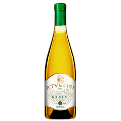 რთველისი - ხიხვი. თეთრი მშრალი. ქვევრი