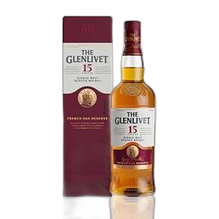შოტლანდიური ერთალაოიანი ვისკი Glenlivet. 15 წლიანი - 0.7L
