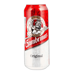 ლუდი - Gambrinus Original - ქილა - 0.5 L