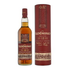 ერთალაოიანი შოტლანდიური ვისკი Glendronach. 12 წლიანი - 0.7L