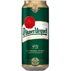 ლუდი Pilsner Urquell - 0.5L - ქილა