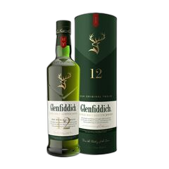 შოტლანდიური ერთალაოიანი ვისკი Glenfiddich. 12 წლიანი - 1L