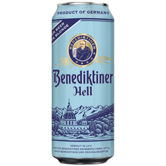 ლუდი - Benediktiner Hell - ქილა - 0.5L