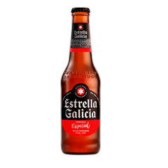 ლუდი - Estrella Galicia lager - ბოთლი - 0.33 L