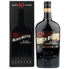 შოტლანდიური ვისკი Black Bottle Blended 10 წლიანი - 0.7L