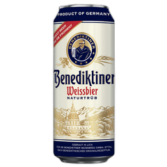 ლუდი - Benediktiner გაუფილტრავი - ქილა - 0.5L