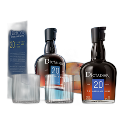 Dictador 0,7 L 40 % 20 Years Old 2 Glasses - რომი დიქტადორი 20 წლიანი