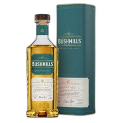 ერთალაოიანი ირლანდიური ვისკი Bushmills. 10 წლიანი - 0.7L