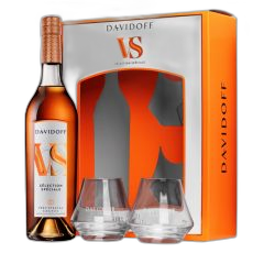 კონიაკი Davidoff V.S (სასაჩუქრე 2 ჭიქით) - 0.7L